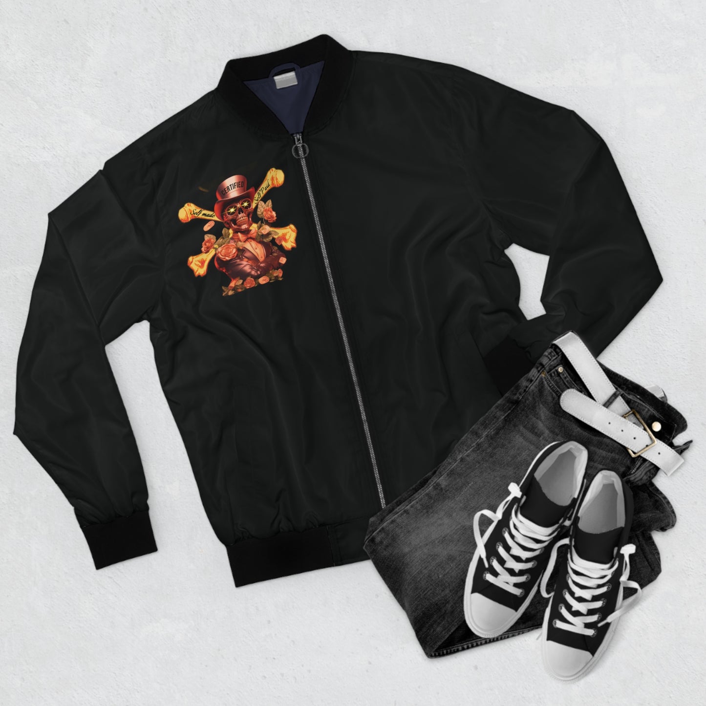 Self Made Self Paid Bomber Jacket