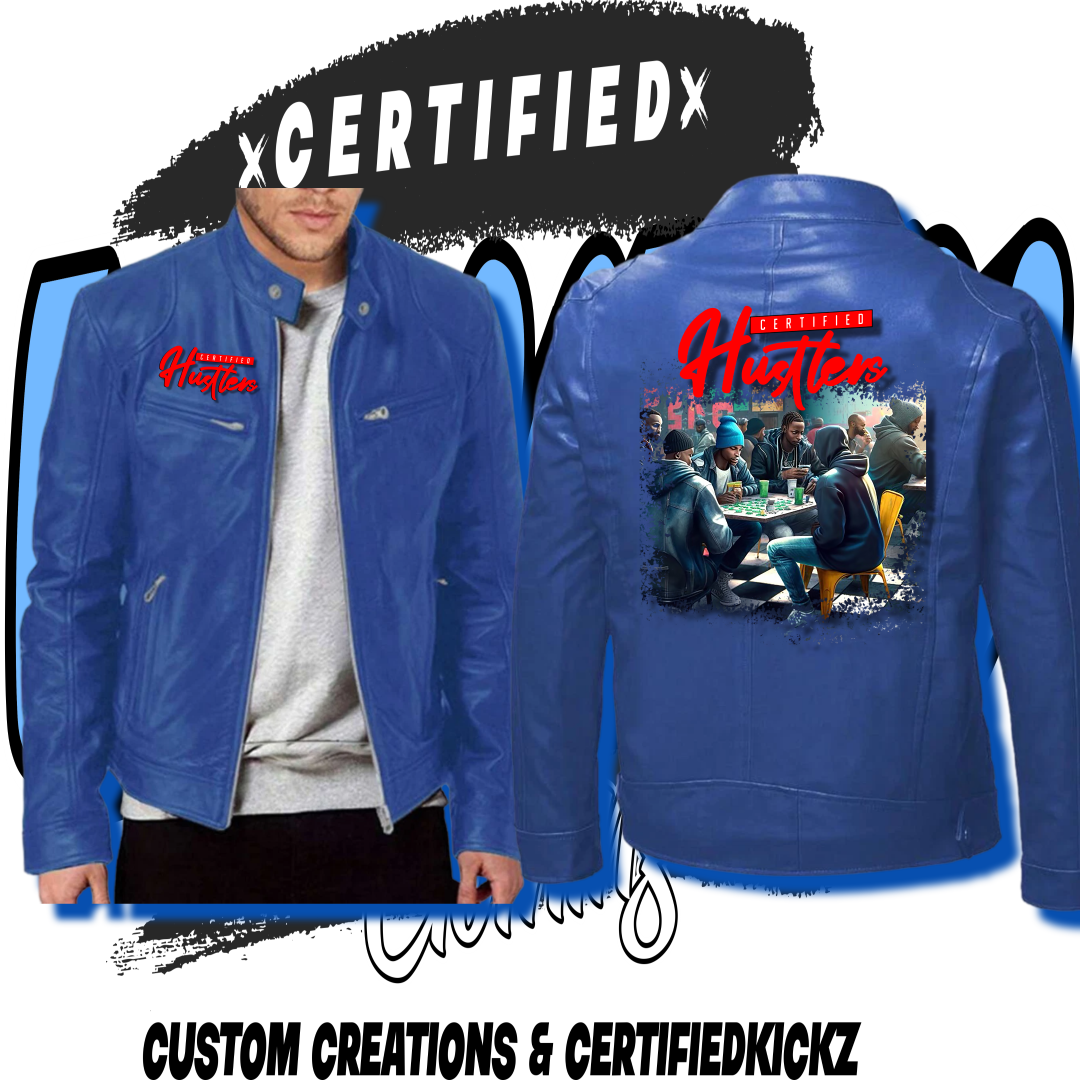 Certified Hustlers Leather Jacket