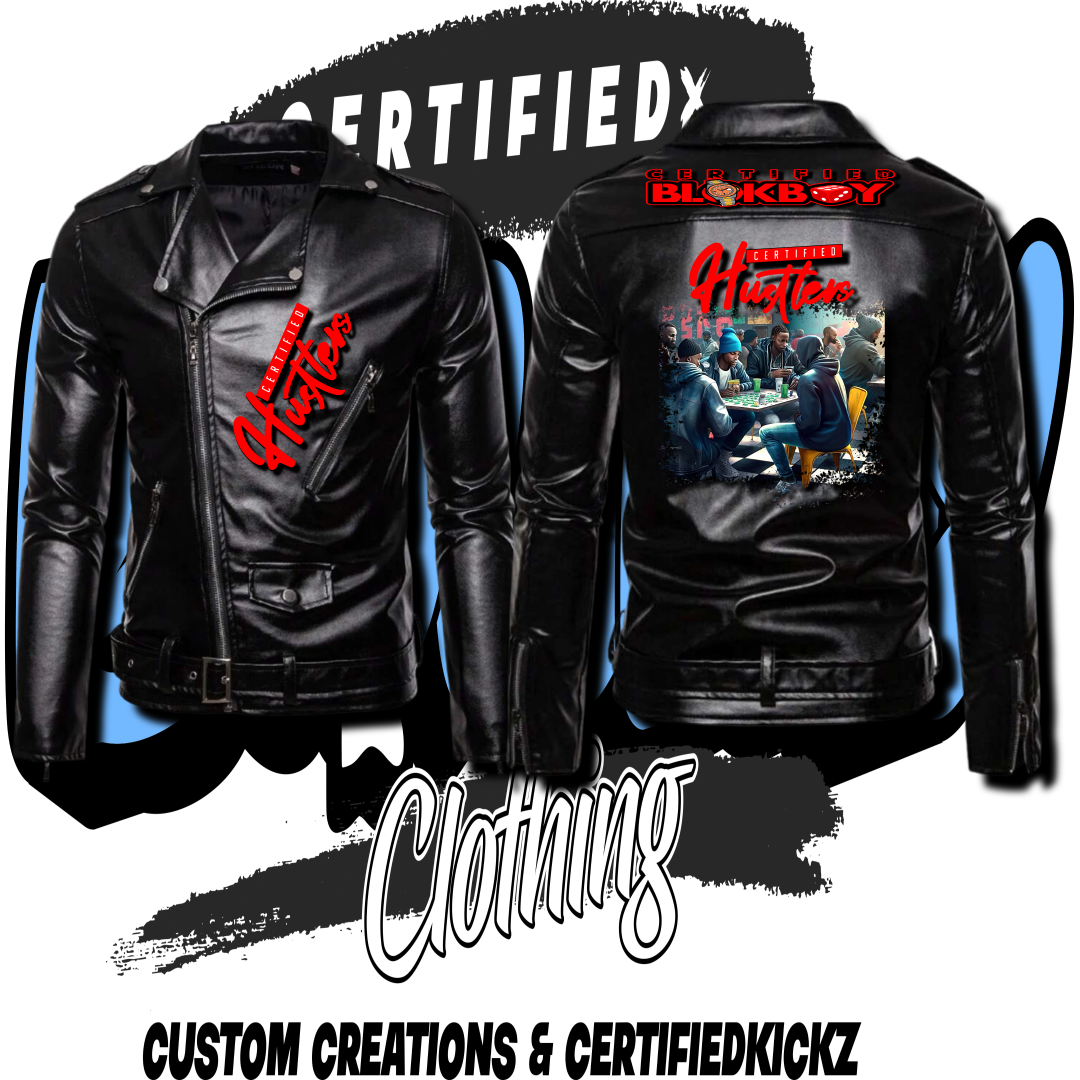 Certified Hustlers Leather Jacket