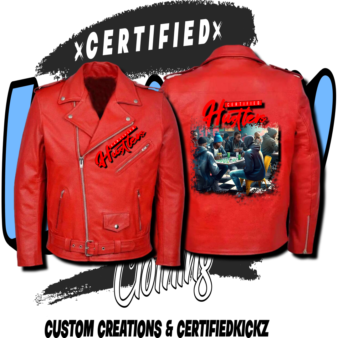 Certified Hustlers Leather Jacket
