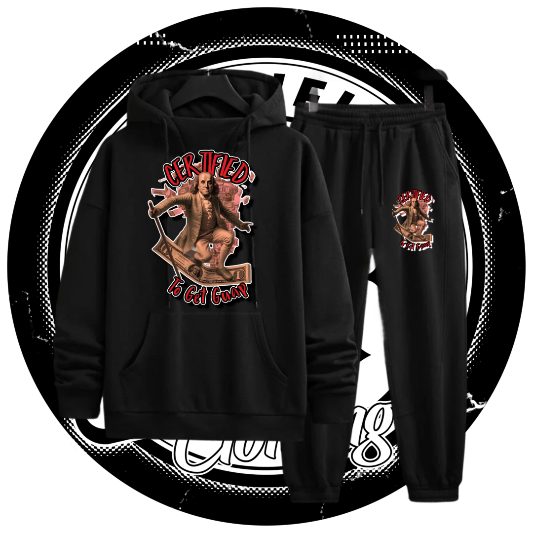 Certified To Get Guap Sweatsuits (BigPrinthoodie)