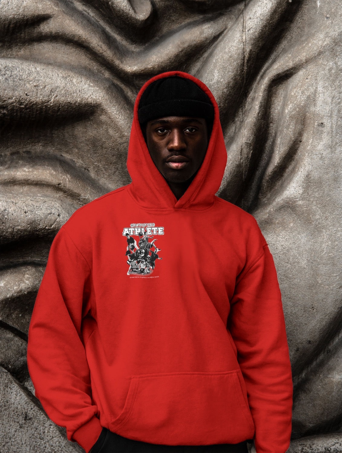 Certified Athlete Hoodies (Patch Print)