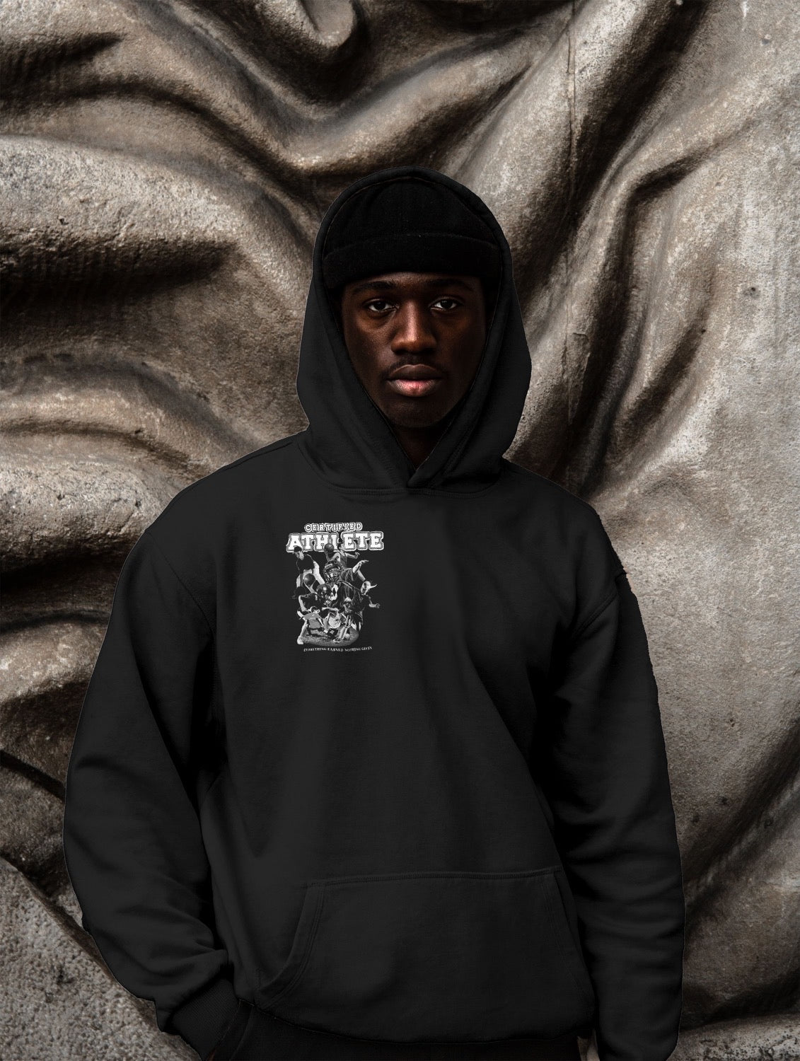 Certified Athlete Hoodies (Patch Print)