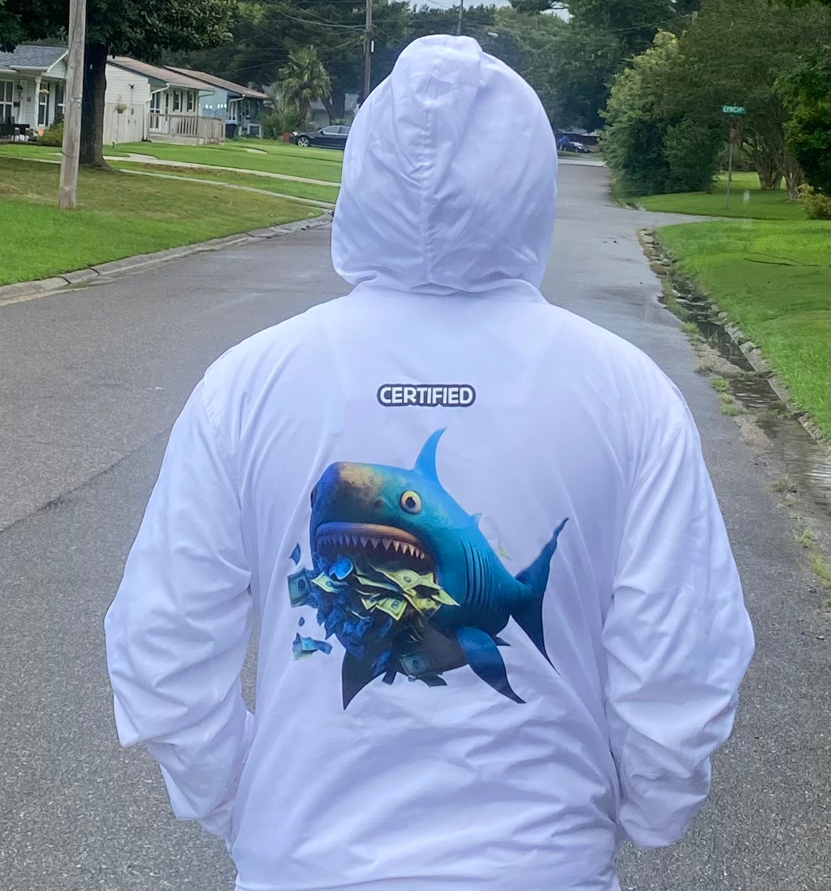 Certified Money Shark Windbreaker Set