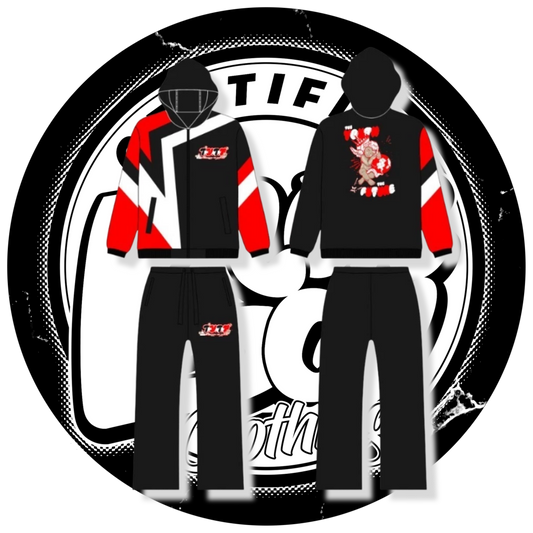 The Youth The Future stack sweatsuits